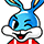 1329576 蓝色兔子