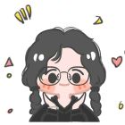 在花园的小女孩